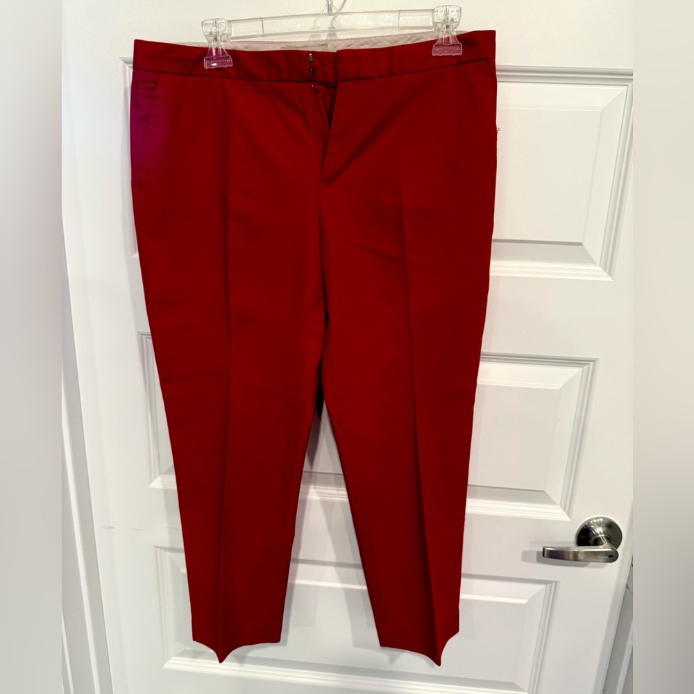 Banana Republic Women’s Vibrant Red Dress “Martin Fit” Pants